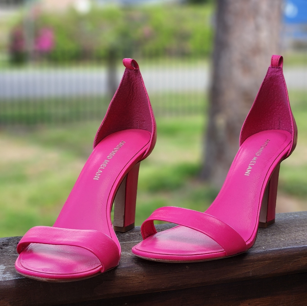 Hot pink Antonio Melani Heeled Sandals